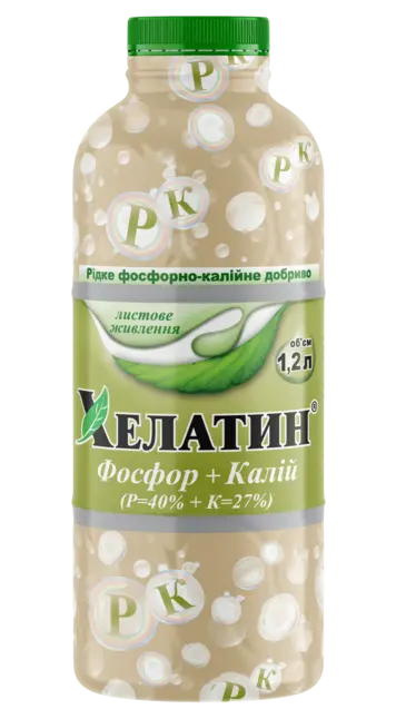 Мінеральне добриво Хелатин Фосфор+Калій - 1,2 л Мінеральні